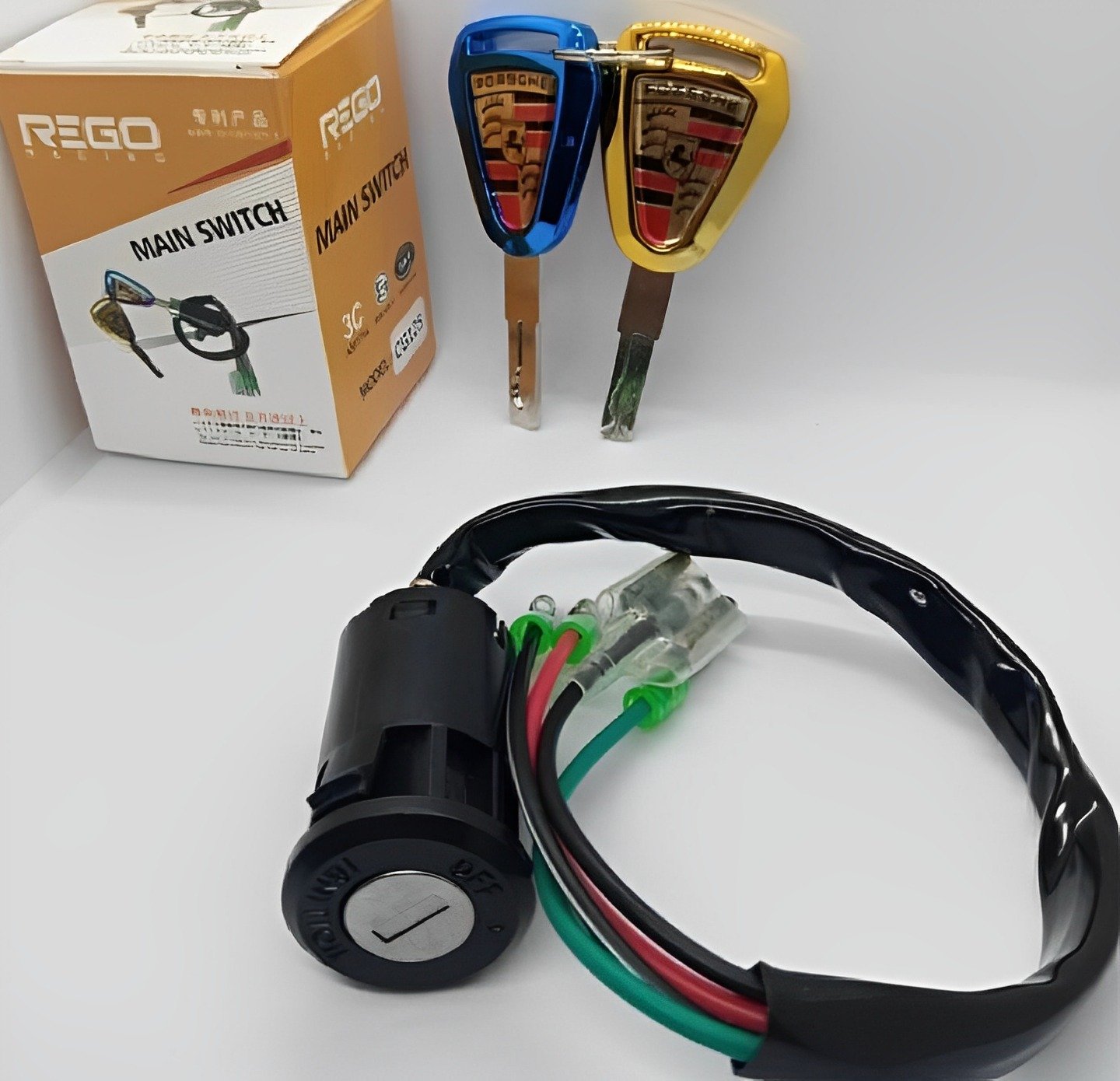 Ignition Switch With Computerized Fancy Keys For 125Cc Bike New...