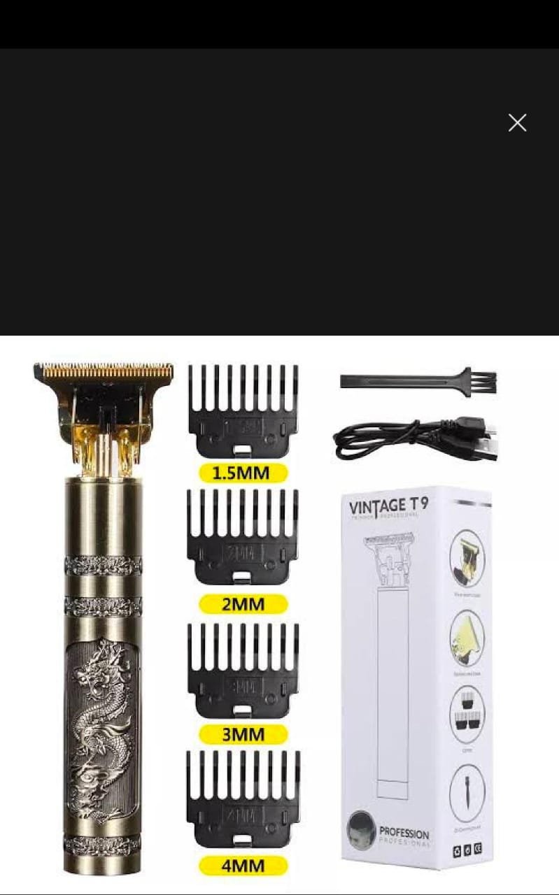 Metal Body - Vintage T9 Trimmer And Hair Clipper Cutting Machine... - Image 4