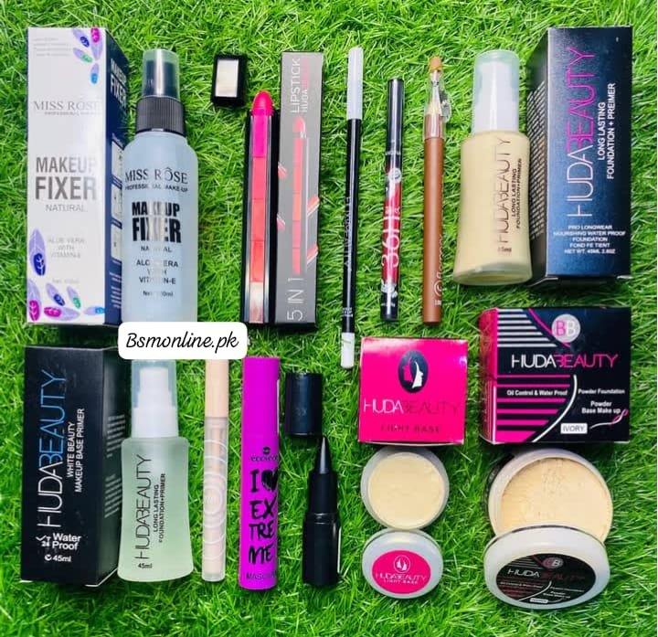 12 In 1 Makeup Deal Make-Up Fixer +5 In 1 Lipstick + Eyeliner And... - Image 3