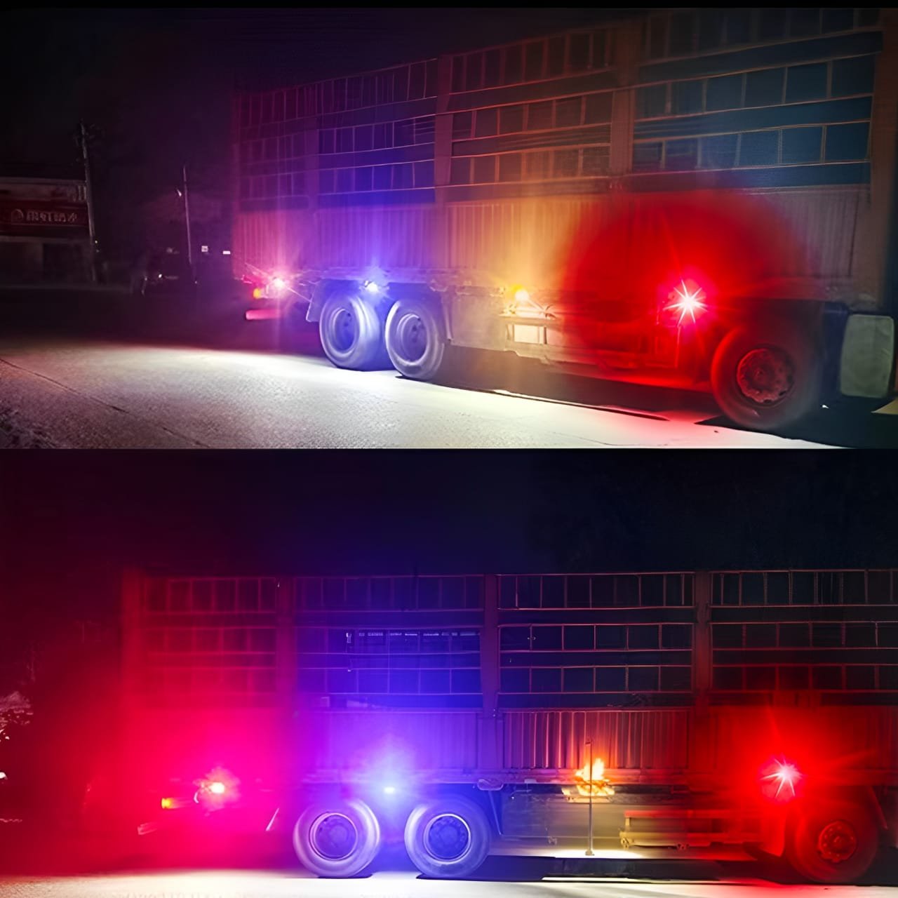 Red And Blue Flasher Light &Amp; Dolphin Light Universal Product...