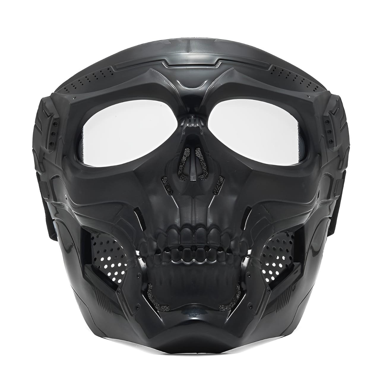 Motorcycle Skull Mask Cycling Windproof Full Face Skeleton...