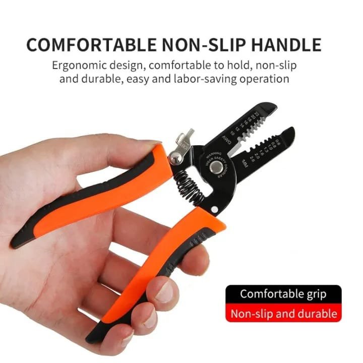 Stripping Pliers, Multifunctional Stainless Steel Wire Cable...