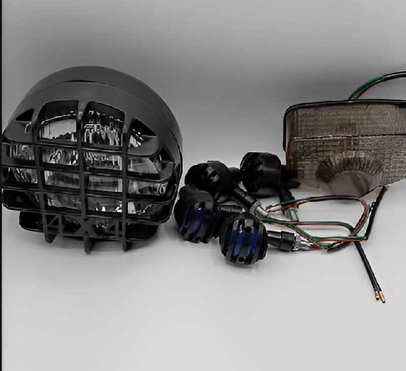 Pack Of 3 Cafe Racer Kit Item'S Cafe Racer Style Bike Lighting Set - Image 2