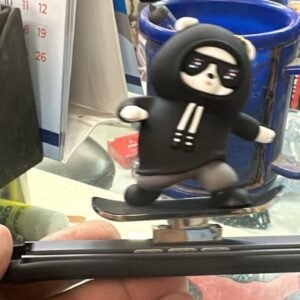 Funny Skateboard Bear Car Dashboard Decoration