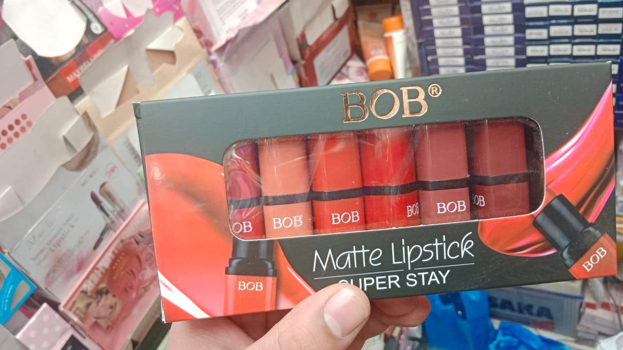 Pack Of 6 Bob Super Stay Matte Lipstick Set - Image 3