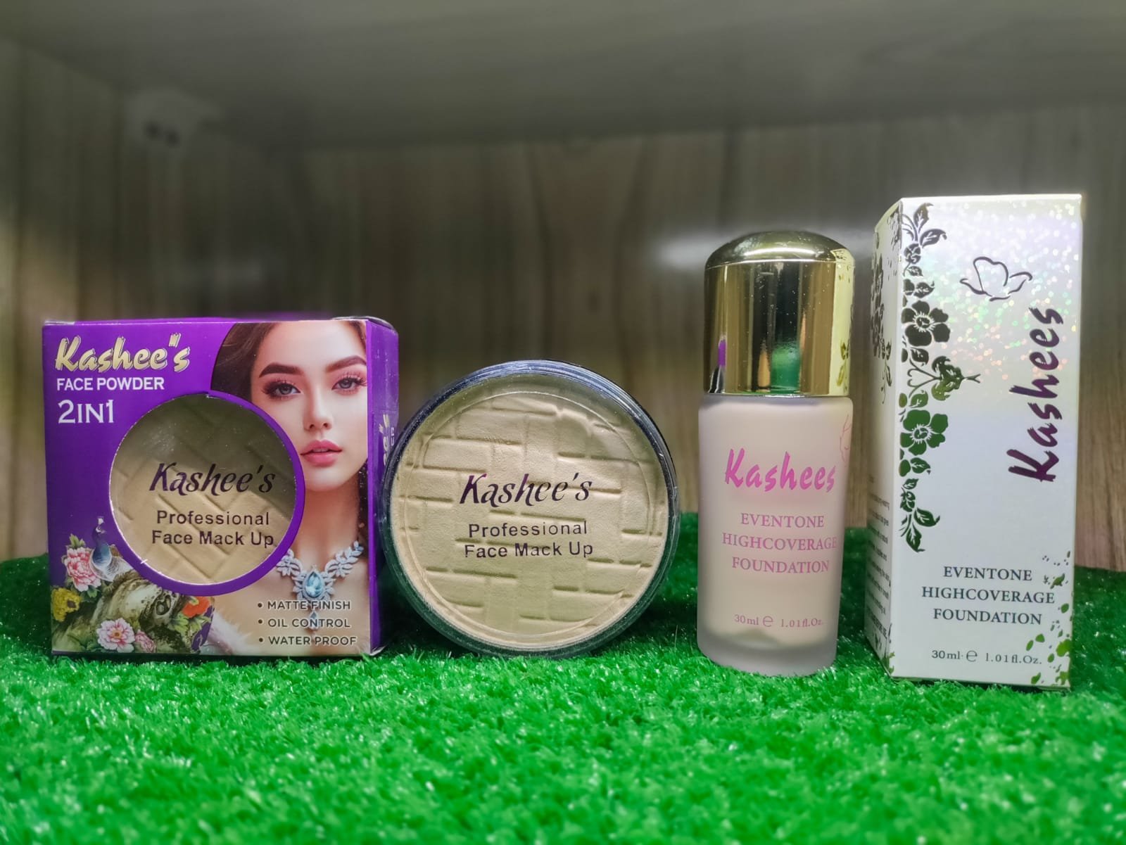 2 In 1 Kashee'S Foundation Deal, Foundation &Amp; Compact Powder,...