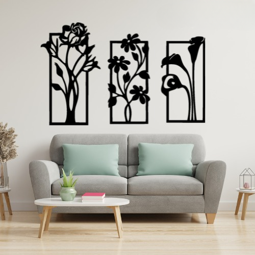 3D Flower Frame Wall Art