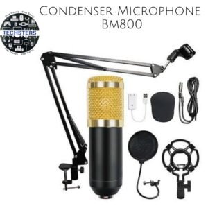 3.1 Professional Condenser Microphone - Podcast Mic Set Condenser...
