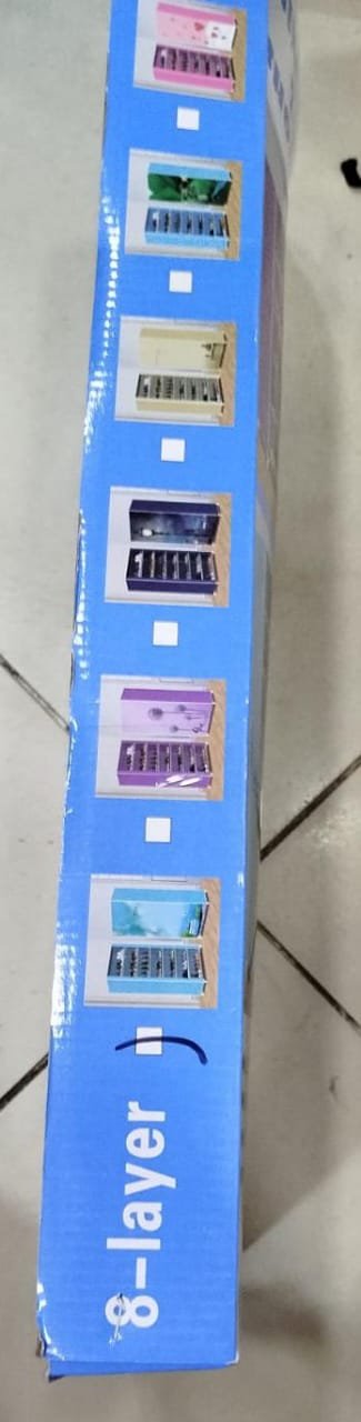 8 Layer Portable Dustproof Shoe Rack Shoe Rack Storage Closet...