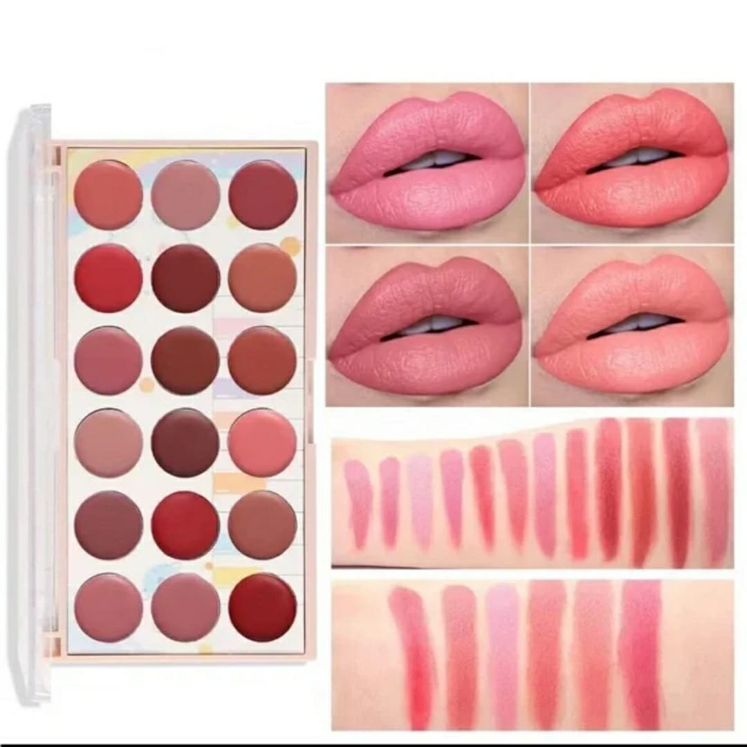 Moccallure Professional 18-Colors Lipstick Kit - Image 4