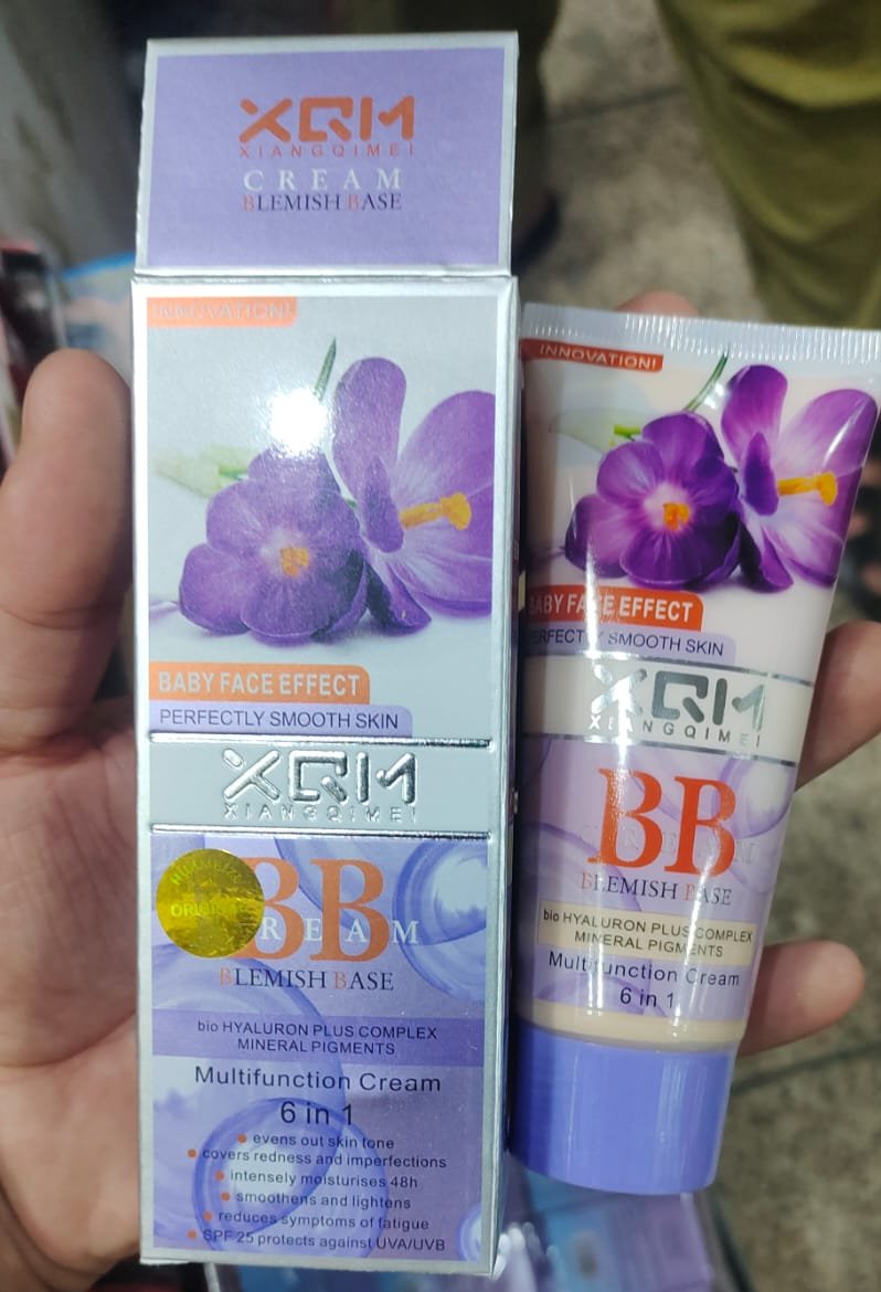 Xqm Bb Blemish Base Multi-Function 6 In 1 Lavender Cream...