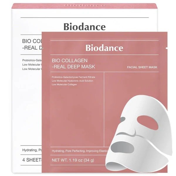 01 Pc Bio-Collagen Real Deep Mask, Hydrating Over Night, Facial... - Image 5