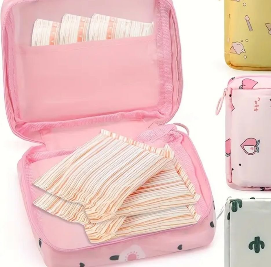 Women Portable Pouch Napkin Cosmetic Bags Organizer / Sanitary... - Image 4