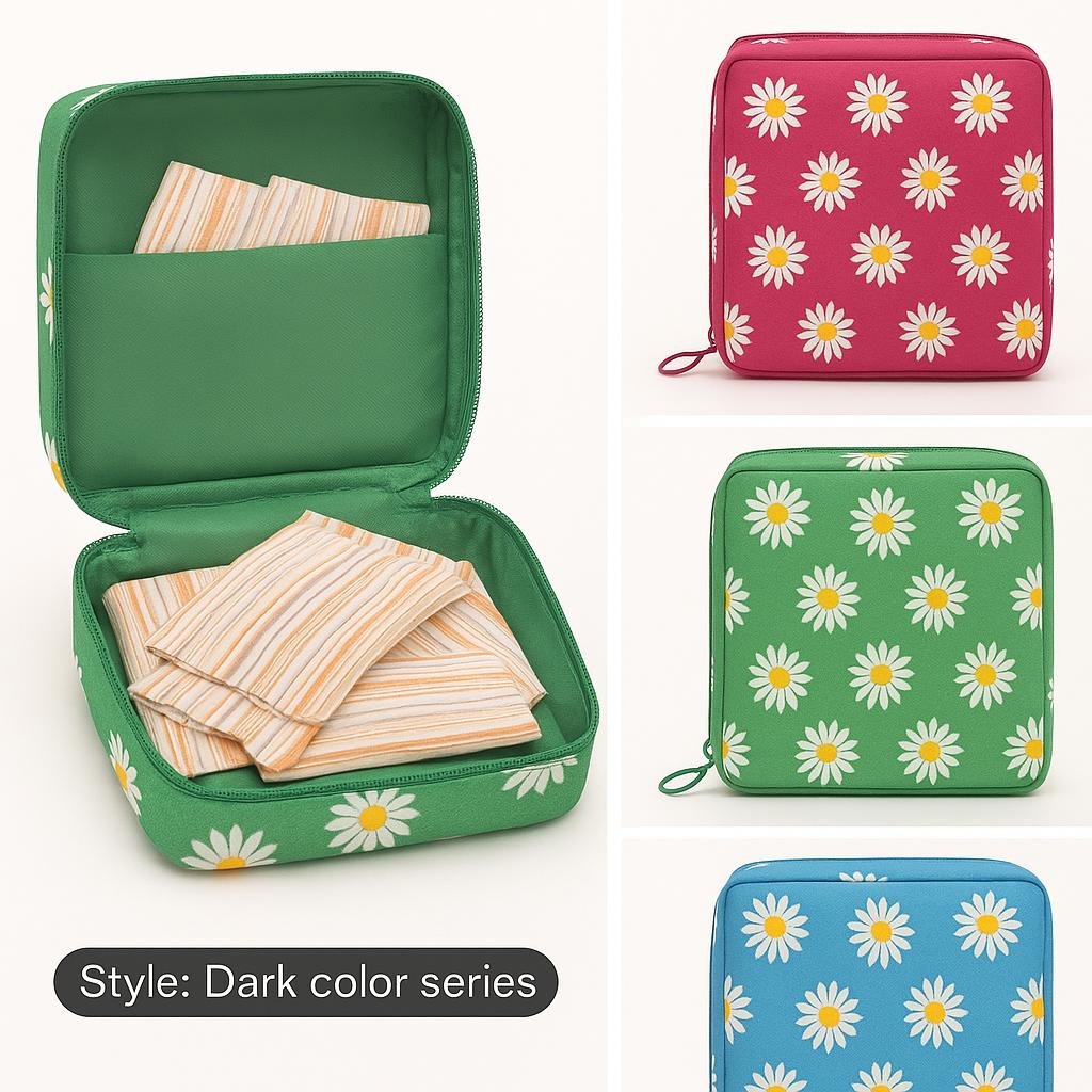 Women Portable Pouch Napkin Cosmetic Bags Organizer / Sanitary...