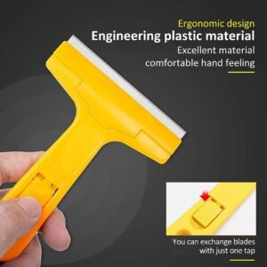 Heavy-Duty Razor Blade Scraper Tool For Removing Labels, Stickers,...