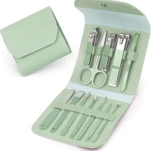 Brandomatic Manicure Kit, 16-In-1, Nail Clippers, Cuticle...