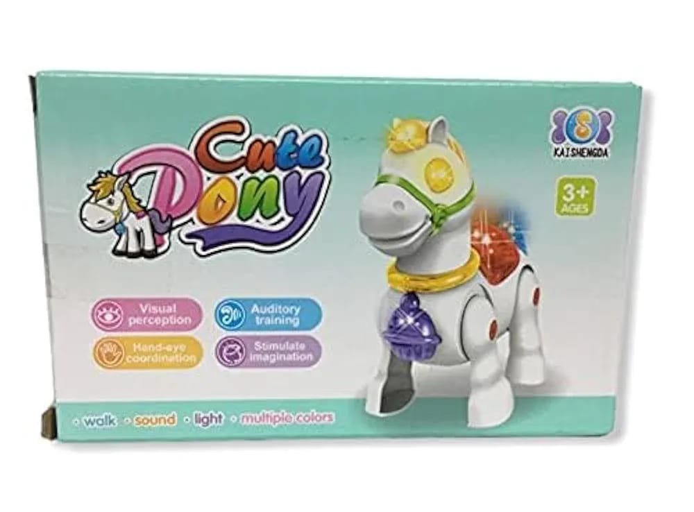 Musical Walking Moving Pony Horse With Light &Amp; Sound Battery... - Image 4