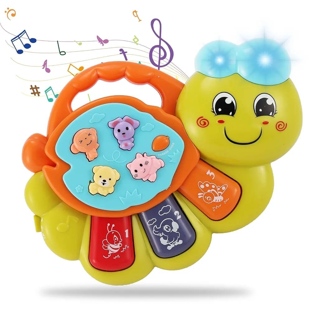 Toey Play Baby Toy With Caterpillar For 12+ Months, Musical Piano... - Image 3