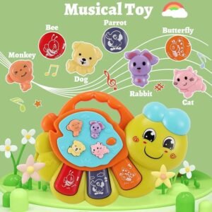 Toey Play Baby Toy With Caterpillar For 12+ Months, Musical Piano...