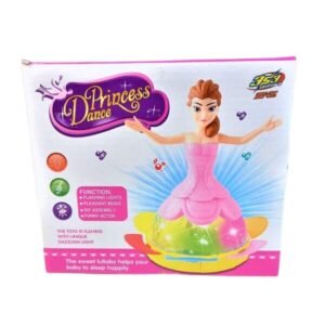 Princess Dancing Doll Toy With 3D Lights, Music &Amp; Rotating...