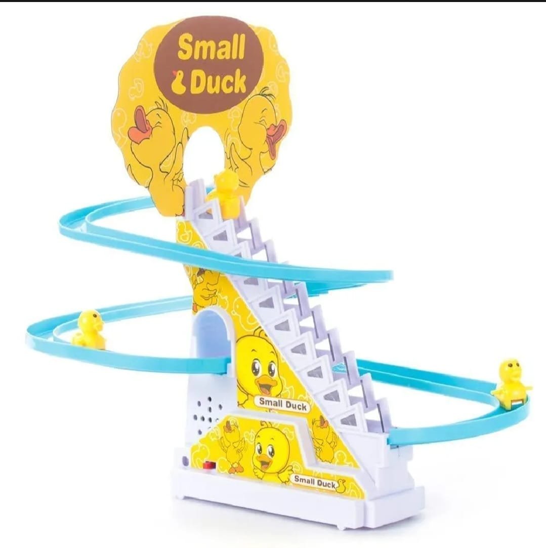 Duck Slide Toy Set, Funny Automatic Stair-Climbing Ducklings... - Image 4