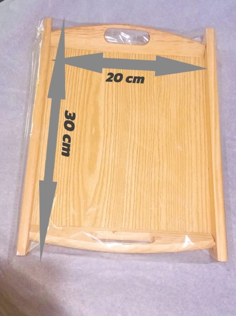 Large Wooden Serving Tray - Image 4