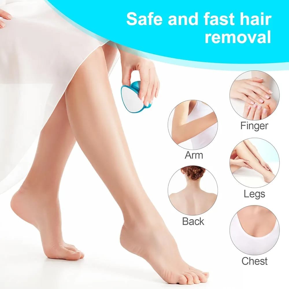 2 In 1 Double-Sided Nano Glass Callus Remover &Amp; Crystal Hair... - Image 3