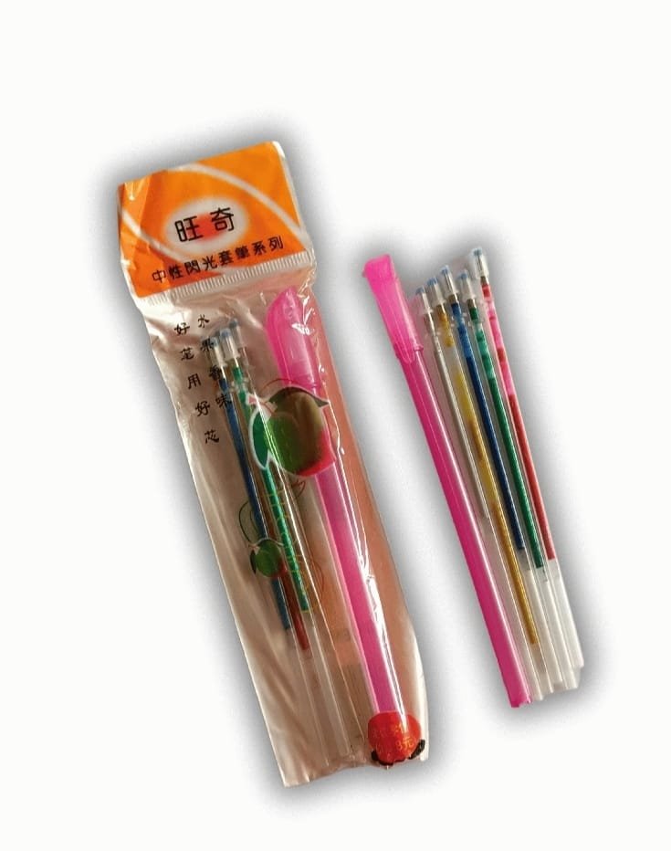Glitter Gel Pen Refills Set