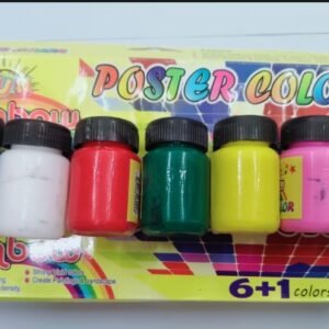 Poster Colours 6+1 Pack With Free Brush