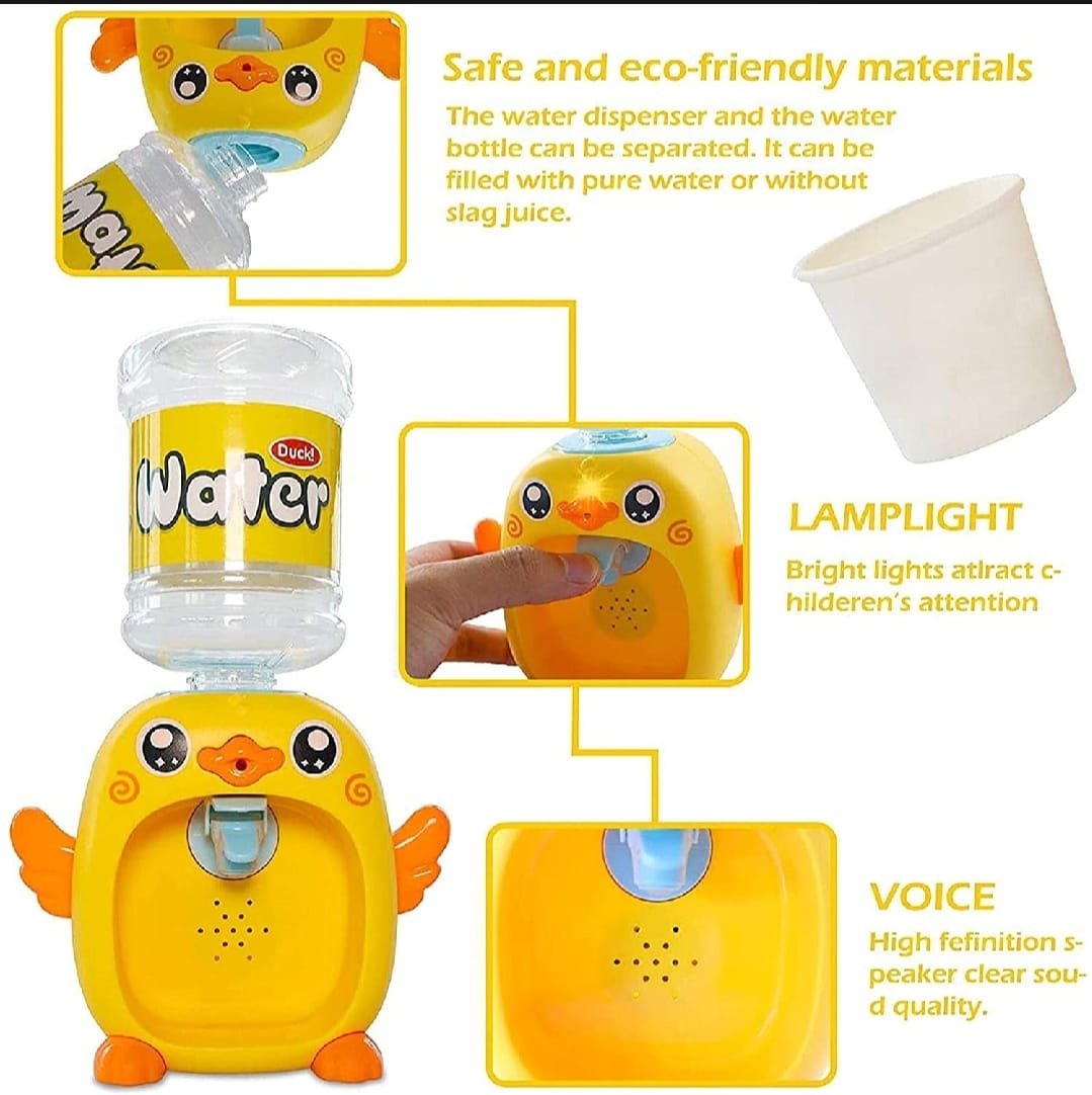 Mini Duck Water Dispenser Toy Drinking Fountain - Image 4