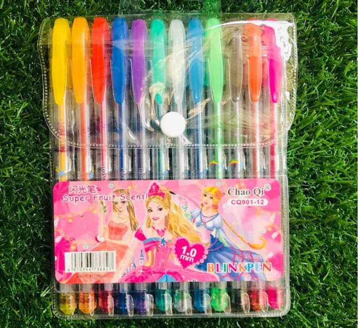 Fruit Scent Gel Glitter Pen - Image 2