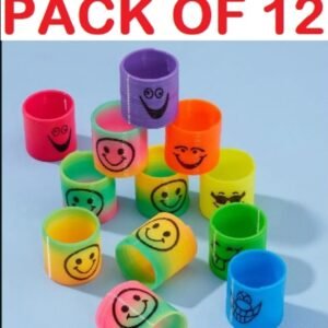 Pack Of 12 Magic Slinky Spring Finger Fidget Toys