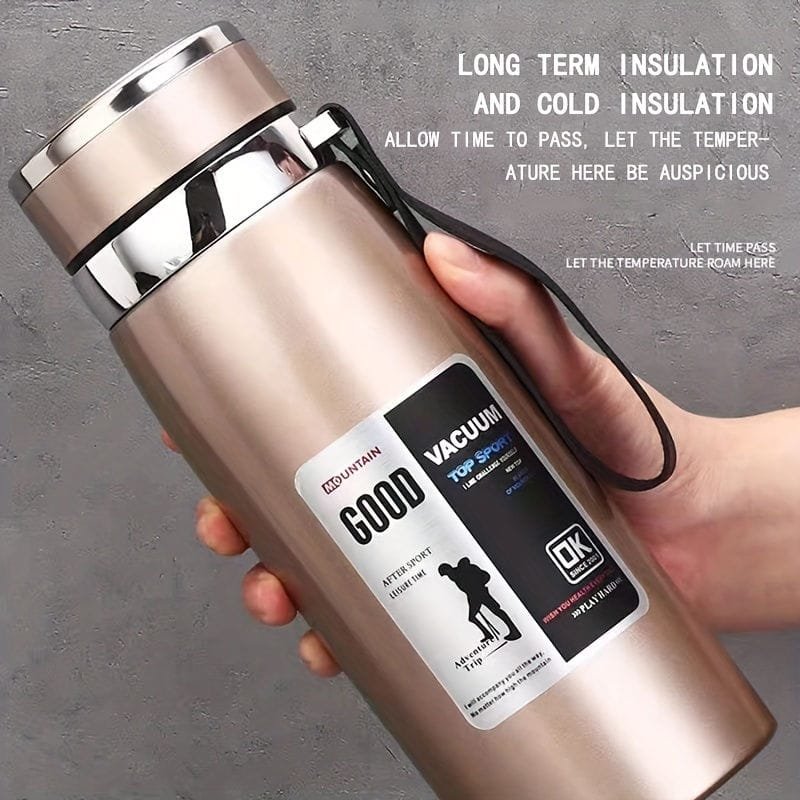 1000Ml Large Capacity Stainless Steel Thermos Bottle - Image 3