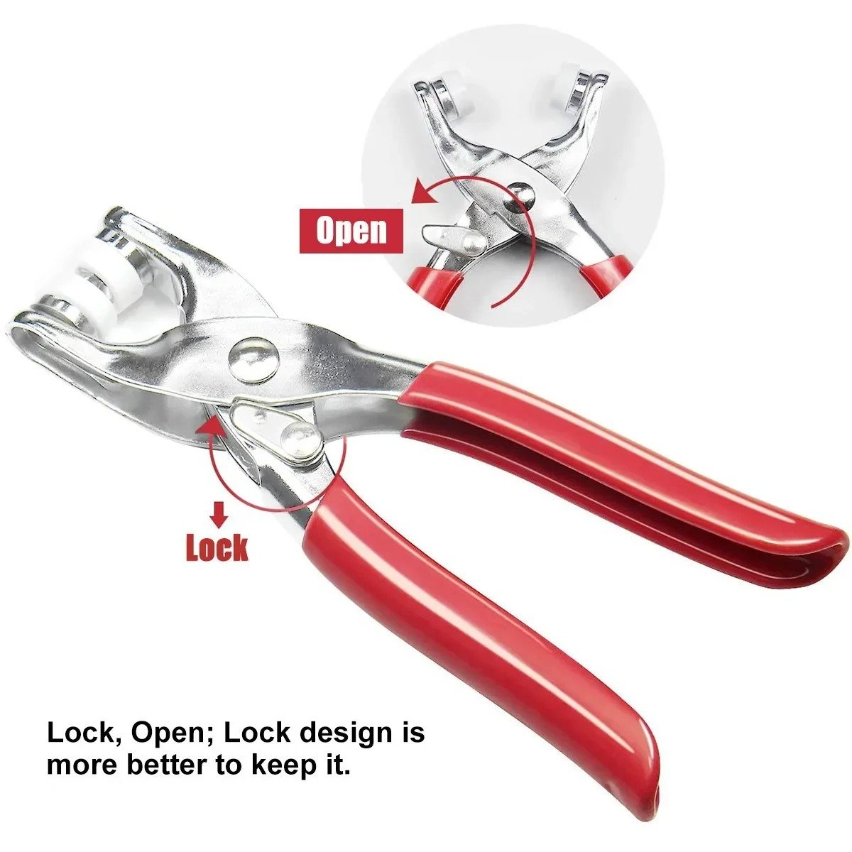 Plier Tool With 50 Sets Metal Snap Buttons - Image 2