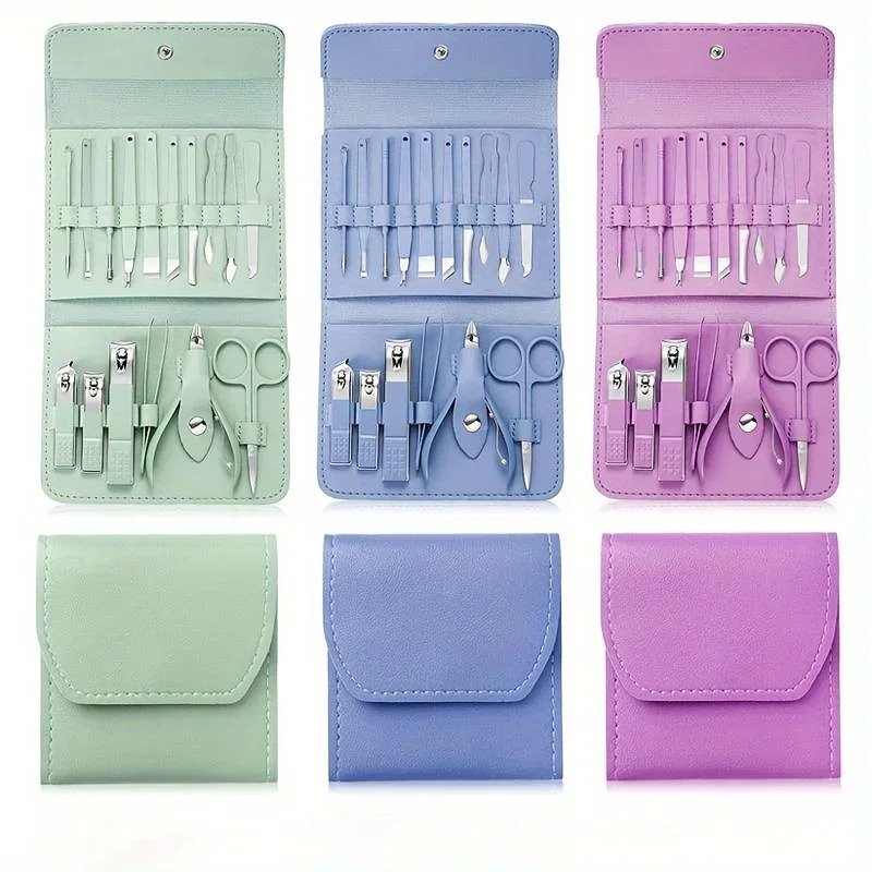 16Pcs Professional Manicure &Amp; Pedicure Set - Image 3