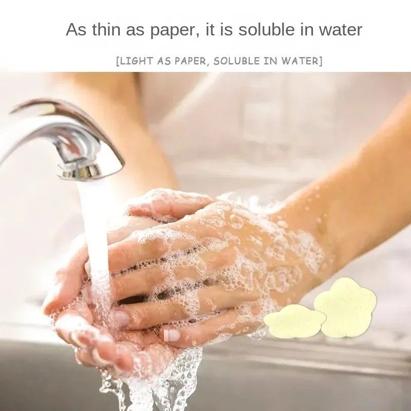 Pack Of 2 Portable Disposable Soap Tablets
