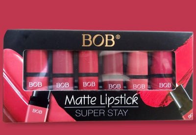 Pack Of 6 Bob Super Stay Matte Lipstick Set - Image 5