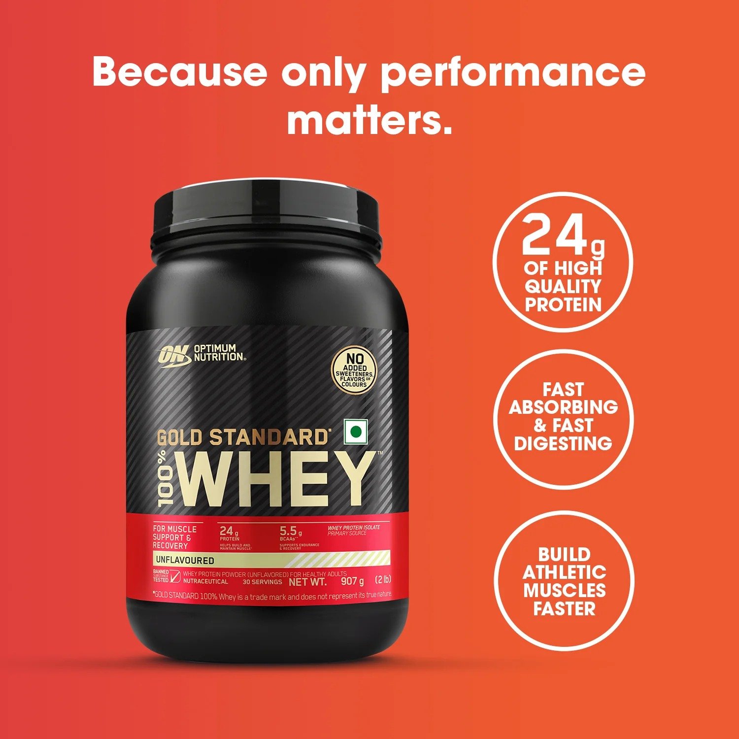 Optimum Nutrition Gold Standard 100 Percent Whey Protein Powder Double - Image 2