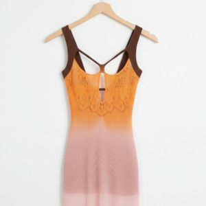 Sleeveless Multi-Tone Body Stocking Night Dress for Women