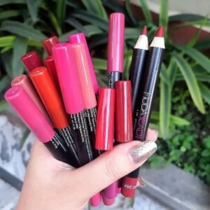 Huda Beauty Matte Color Lipstick Pencils Set of 12 Long Lasting