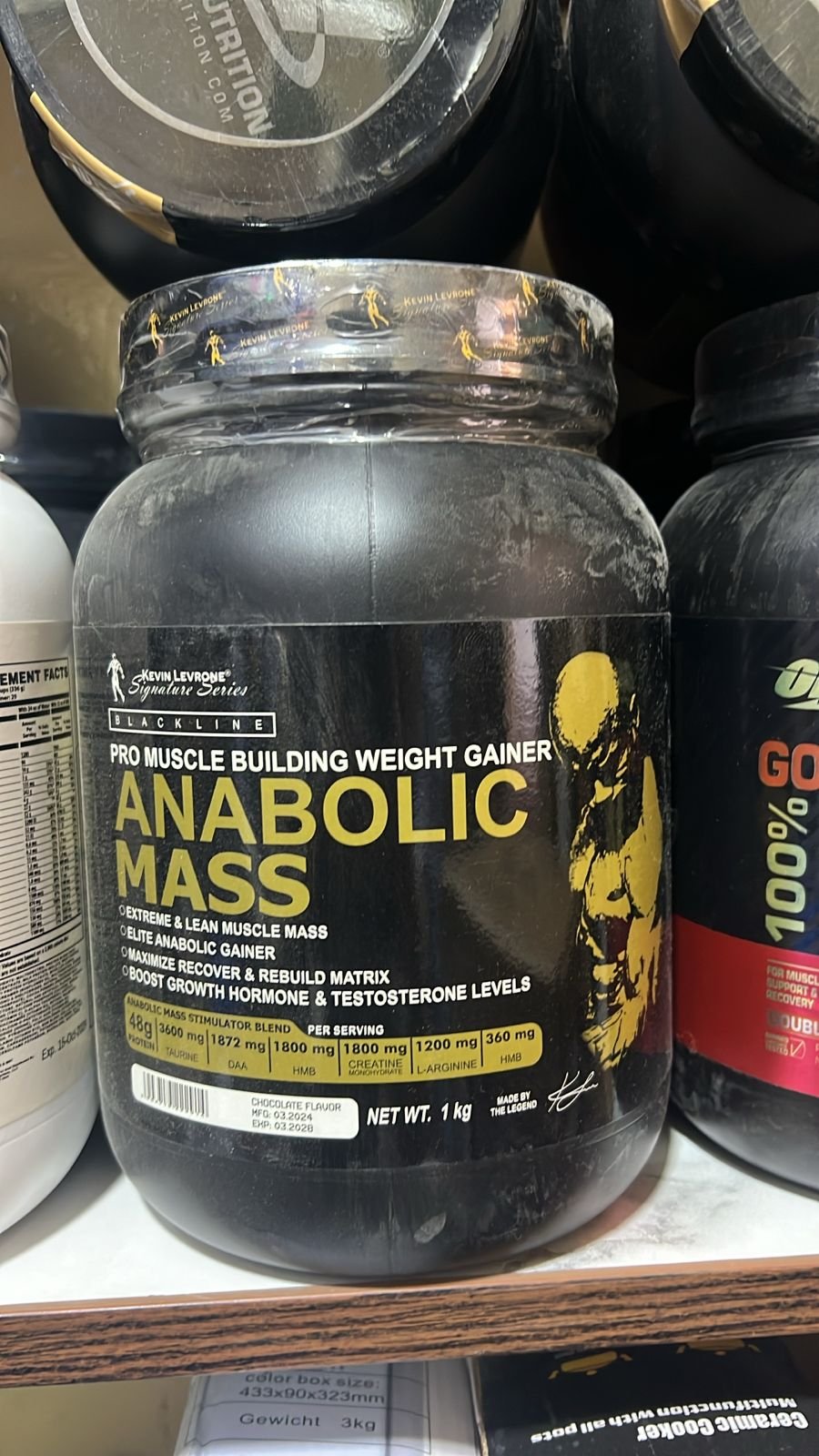Kevin Levrone Anabolic Mass Pro Muscle Building Weight Gainer Double - Image 4