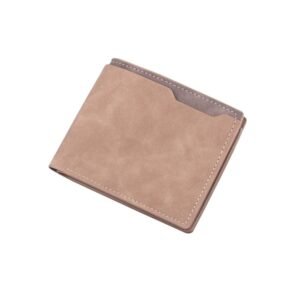 Men’s Leather Wallet with Card Holder, Money Clip & Coin Pocket