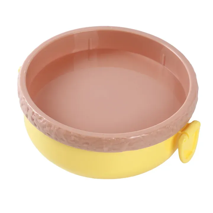 Lunch Box for Kids Burger Hamburger Shaped Multi Layer 6x3.5 Inches - Image 3
