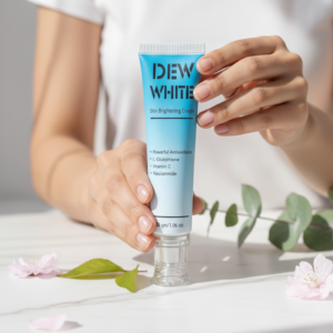 Dew White Skin Brightening Cream Gentle Formula Improves Skin Tone