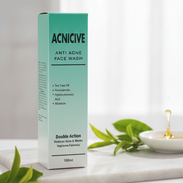 Acnicive Anti Acne Face Wash Gentle Formula Clears Impurities