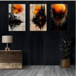 Set of 3 Wall Paintings