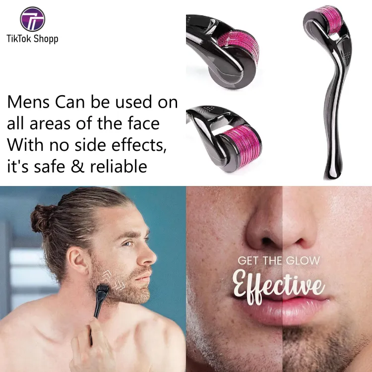 Derma Roller (0.5 Size Only) Titanium Micro Needles For Beard...