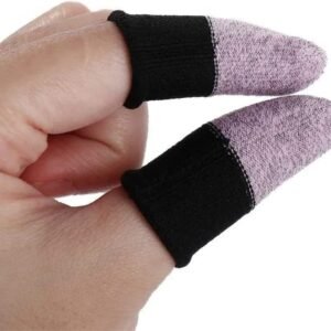 Premium Gaming Finger Sleeves Bundle 1 Pair Anti Sweat Touchscreen