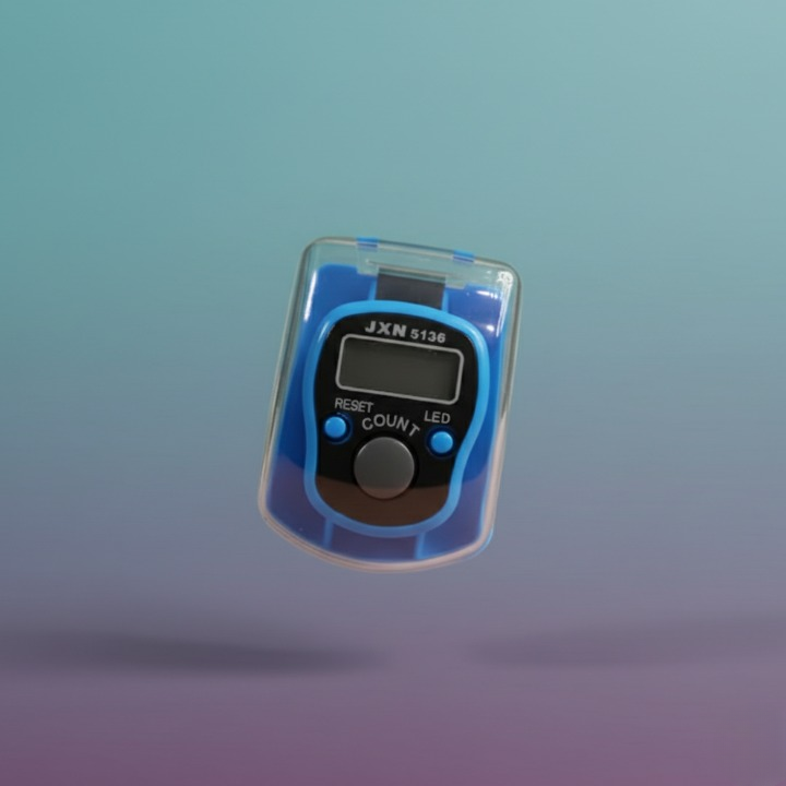 Digital Tasbeeh Light Counter with Hand Ring Finger Tally Electronic - Image 3
