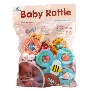 3pcs Rattle Suction Baby Toys Set Fun Sensory Teether Toys for Infants
